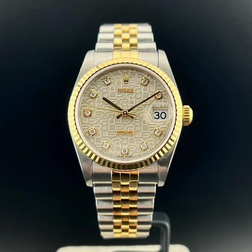 Rolex Datejust 31mm Acciaio & Oro Computer Silver Brillanti