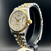 Rolex Datejust 31mm Acciaio & Oro Computer Silver Brillanti