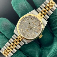 Rolex Datejust 31mm Acciaio & Oro Computer Silver Brillanti