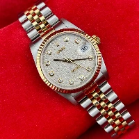 Rolex Datejust 31mm Acciaio & Oro Computer Silver Brillanti
