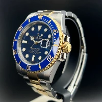Rolex Submariner Date Acciaio & oro Ceramica Blu