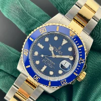 Rolex Submariner Date Acciaio & oro Ceramica Blu
