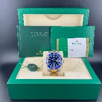 Rolex Submariner Date Acciaio & oro Ceramica Blu