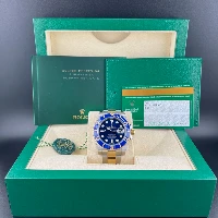 Rolex Submariner Date Acciaio & oro Ceramica Blu