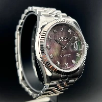 Rolex Datejust 36mm Madreperla Nera Brillanti