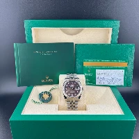 Rolex Datejust 36mm Madreperla Nera Brillanti