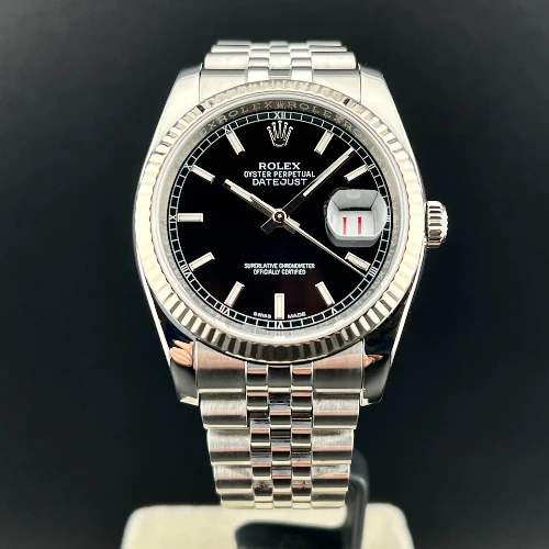 Rolex Datejust 36mm Jubilee Black Indici
