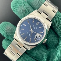 Rolex Oyster Perpetual Date 34mm Nero Indici