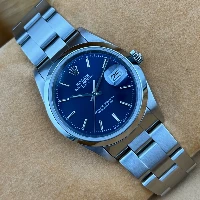 Rolex Oyster Perpetual Date 34mm Nero Indici