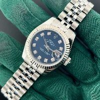Rolex Lady Datejust 26mm Blu Brillanti
