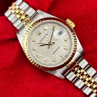 Rolex Lady Datejust 26mm Acciaio & oro Silver Brillanti 