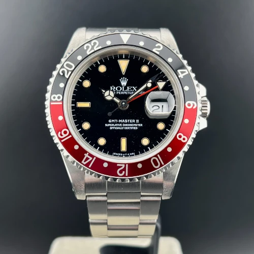 Rolex GMT Master II Coke Unpolished Tritium