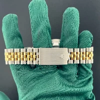 Rolex Datejust 36mm Acciaio/oro Nero Brillanti