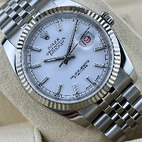 Rolex Datejust 36mm Jubilee Bianco 