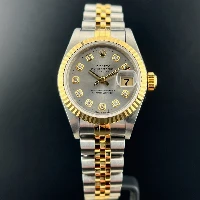 Rolex Lady Datejust 26mm Rhodium Diamonds