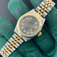 Rolex Lady Datejust 26mm Rhodium Diamonds