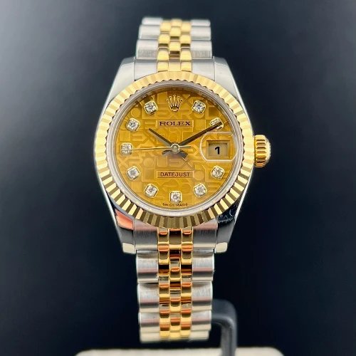 Rolex Lady Datejust 26mm Champagne Computer Brillanti