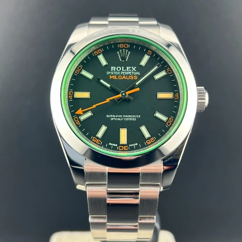 Rolex Milgauss Nero Vetro Verde