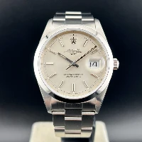 Rolex Oyster Perpetual Date 34mm Silver Indici