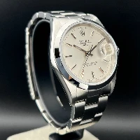 Rolex Oyster Perpetual Date 34mm Silver Indici