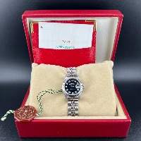 Rolex Lady Datejust 26mm Jubilee Nero Brillanti