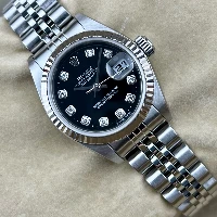 Rolex Lady Datejust 26mm Jubilee Nero Brillanti