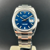 Rolex Oyster Perpetual Date 34mm Blu