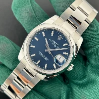 Rolex Oyster Perpetual Date 34mm Blu