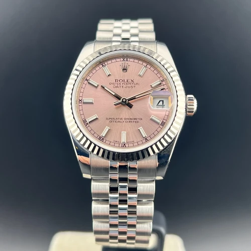 Rolex Datejust 31mm Pink Index Jubilee