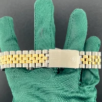 Rolex Datejust 36mm Acciaio/oro Nero Brillanti