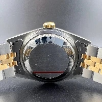 Rolex Datejust 36mm Acciaio/oro Nero Brillanti