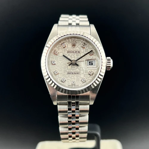 Rolex Lady Datejust 26mm Jubilee Silver Computer Brillanti