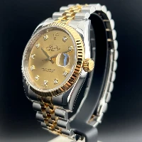 Rolex Datejust 36mm Acciaio/oro Champagne Brillanti