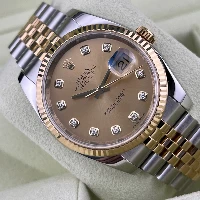 Rolex Datejust 36mm Acciaio/oro Champagne Brillanti
