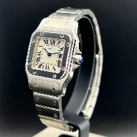 Cartier Santos Galbée Acciaio