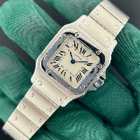 Cartier Santos Galbée Acciaio