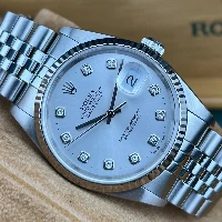 Rolex Datejust 36mm Silver Brillanti