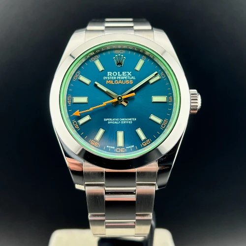 Rolex Milgauss Blu Vetro Verde
