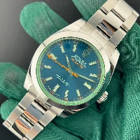 Rolex Milgauss Blu Vetro Verde
