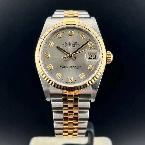 Rolex Datejust 31mm Acciaio & Oro Rhodium Brillanti