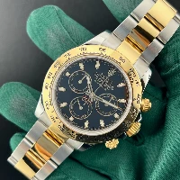 Rolex Daytona Acciaio&Oro Black Dial