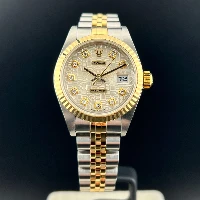 Rolex Lady Datejust 26mm Acciaio & oro Silver Computer Brillanti 