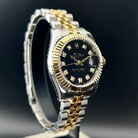 Rolex Lady Datejust 26mm Acciaio & Oro Nero Brillanti