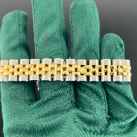 Rolex Lady Datejust 26mm Acciaio & Oro Nero Brillanti