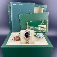 Rolex Lady Datejust 26mm Acciaio & Oro Nero Brillanti
