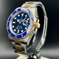 Rolex Submariner Date Acciaio & oro Ceramica Blu