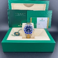 Rolex Submariner Date Acciaio & oro Ceramica Blu