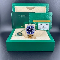 Rolex Submariner Date Acciaio & oro Ceramica Blu