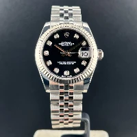 Rolex Datejust 31mm Nero Diamanti Jubilee