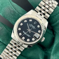 Rolex Datejust 31mm Nero Diamanti Jubilee